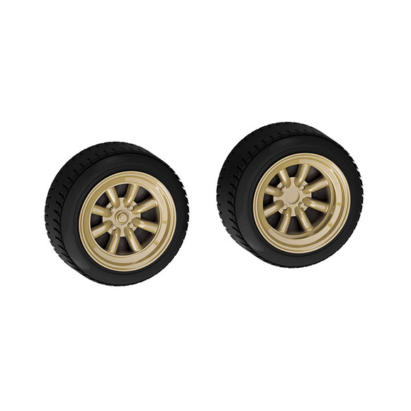 Aoshima: 1/32 The Snap Kit Nissan S30 Fairlady Z Custom Wheel (Red) Scale Model Kit #13-SP1 - Bards & Cards