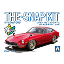 Aoshima: 1/32 The Snap Kit Nissan S30 Fairlady Z Custom Wheel (Red) Scale Model Kit #13-SP1 - Bards & Cards