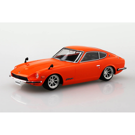 Aoshima: 1/32 The Snap Kit Nissan S30 Fairlady Z Custom Wheel (Orange) Scale Model Kit #13-SP3 - Bards & Cards