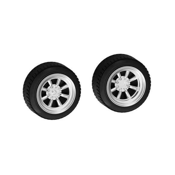 Aoshima: 1/32 The Snap Kit Nissan S30 Fairlady Z Custom Wheel (Orange) Scale Model Kit #13-SP3 - Bards & Cards