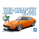 Aoshima: 1/32 The Snap Kit Nissan S30 Fairlady Z Custom Wheel (Orange) Scale Model Kit #13-SP3 - Bards & Cards