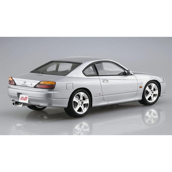 Aoshima: 1/24 Initial D - The Two Guys From Tokyo S15 Silvia Scale Model Kit #19 - Bards & Cards