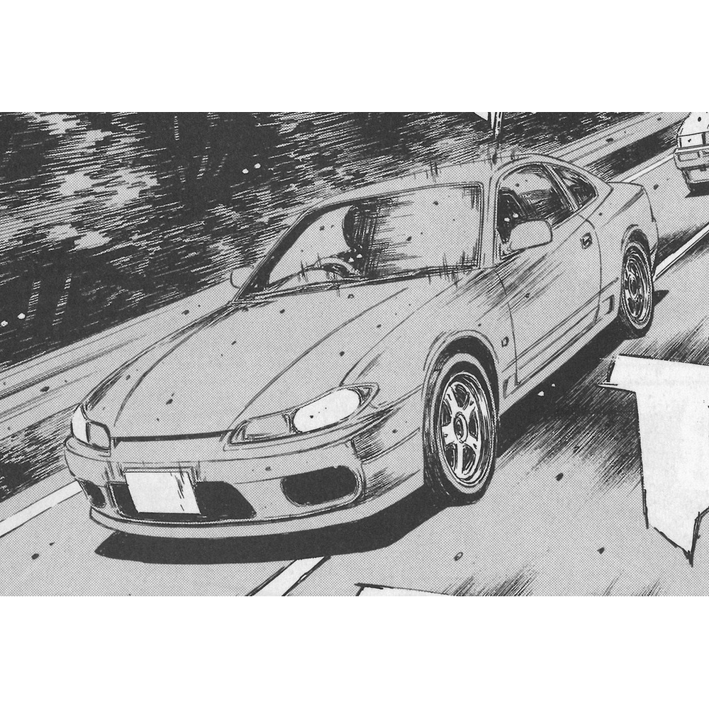 Aoshima: 1/24 Initial D - The Two Guys From Tokyo S15 Silvia Scale Model Kit #19