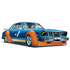 Aoshima: 1/24 Works Grande Mark II Toyota Scale Model Kit #4 - Bards & Cards