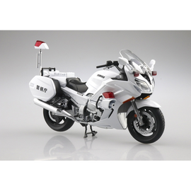 Aoshima: 1/12 Scale Yamaha FJR1300P Police Die-Cast Motorcycle - Bards & Cards