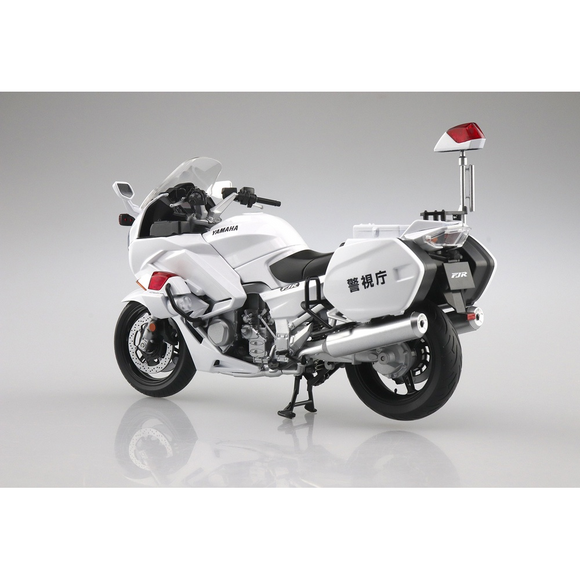 Aoshima: 1/12 Scale Yamaha FJR1300P Police Die-Cast Motorcycle - Bards & Cards