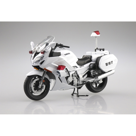 Aoshima: 1/12 Scale Yamaha FJR1300P Police Die-Cast Motorcycle - Bards & Cards