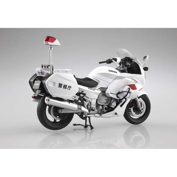 Aoshima: 1/12 Scale Yamaha FJR1300P Police Die-Cast Motorcycle - Bards & Cards