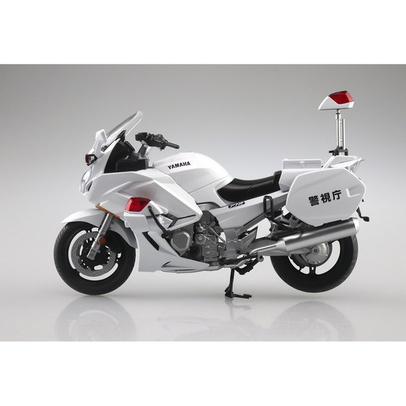 Aoshima: 1/12 Scale Yamaha FJR1300P Police Die-Cast Motorcycle - Bards & Cards