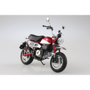 Aoshima: 1/12 Scale Honda Monkey 125 (Pearl Nebula Red) Diecast Motorcycle - Bards & Cards