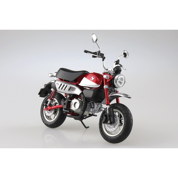 Aoshima: 1/12 Scale Honda Monkey 125 (Pearl Nebula Red) Diecast Motorcycle - Bards & Cards