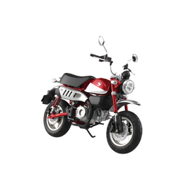 Aoshima: 1/12 Scale Honda Monkey 125 (Pearl Nebula Red) Diecast Motorcycle - Bards & Cards