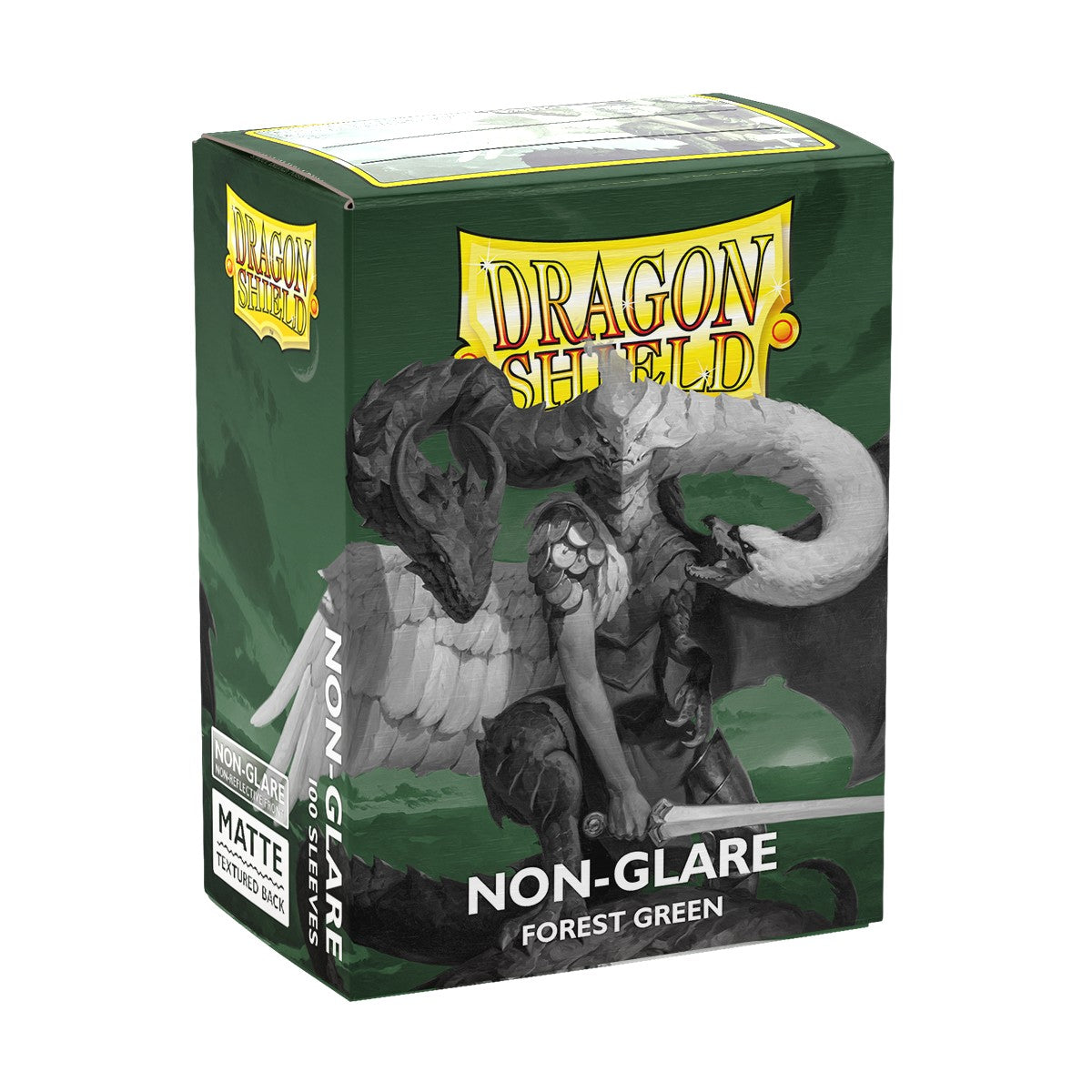 Buy forest-green Dragon Shield Non-Glare Card Sleeves, Standard Size 100 ct