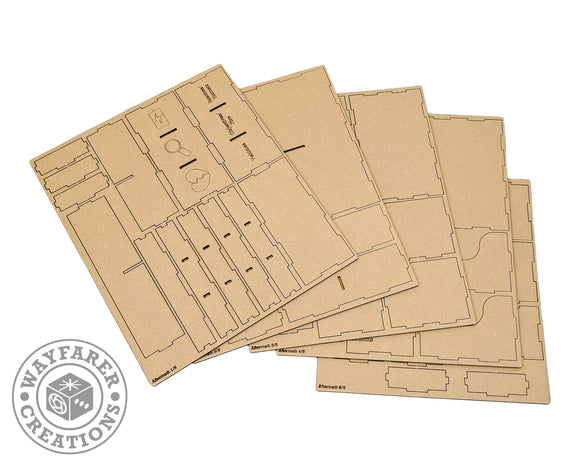 Aftermath Board Game Organizer Insert - Bards & Cards