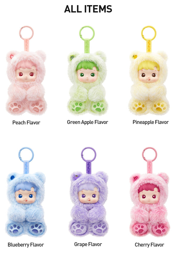 Hacipupu Gummy Bear Series - Vinyl Plush Pendant Blind Box - Bards & Cards
