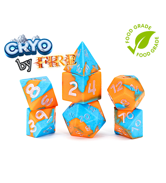 Anti-Stress Dice (16mm Silicone) - Bards & Cards