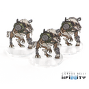 Infinity 3D Markers: Antipodes (3x 40mm Camo -3) - Bards & Cards