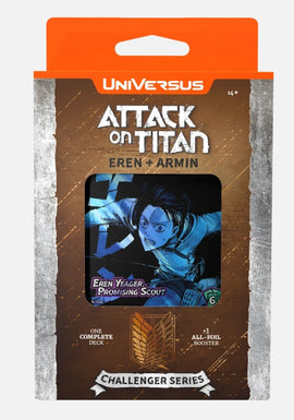 UniVersus: Attack on Titan Eren + Armin Challenger Deck - Bards & Cards