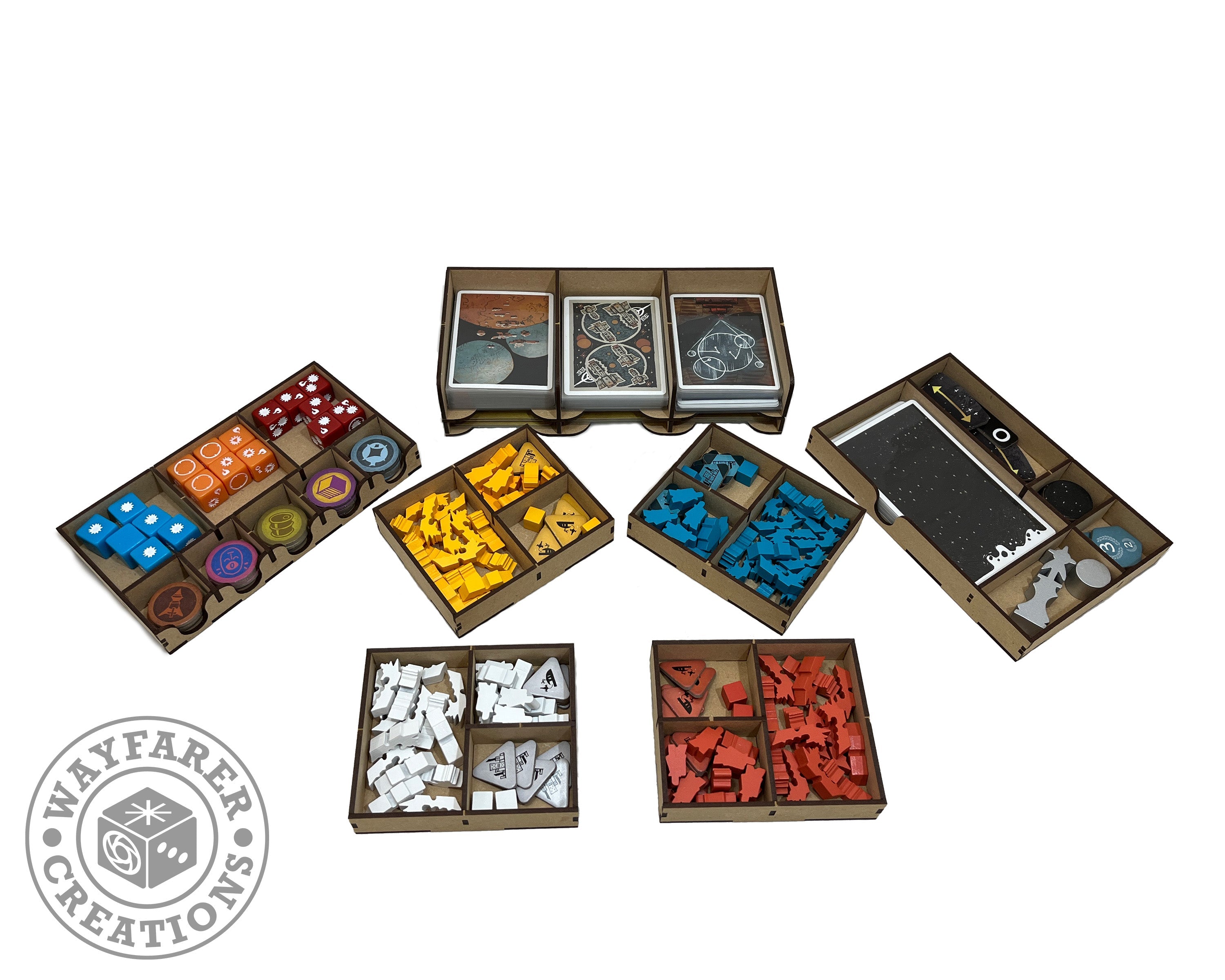Arcs Board Game Organizer Insert - 0