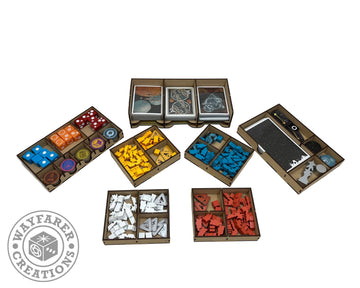 Arcs Board Game Organizer Insert - Bards & Cards