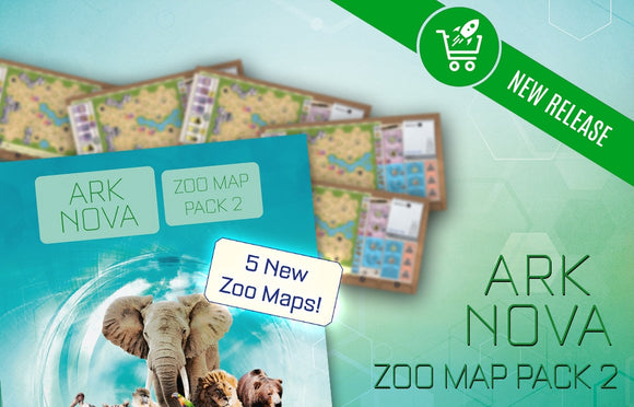 Ark Nova: Zoo Map Pack 2 - Bards & Cards