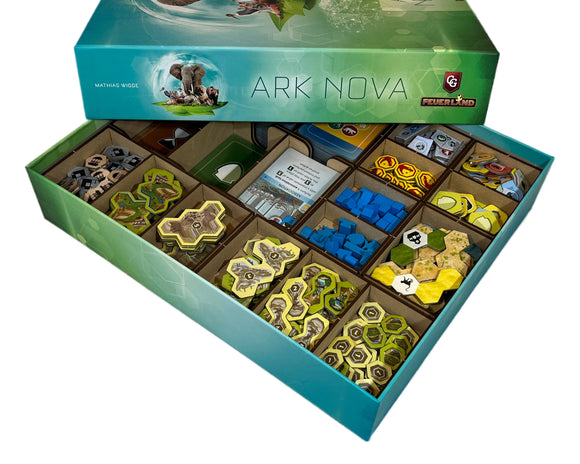 Ark Nova Board Game Organizer Insert - Bards & Cards