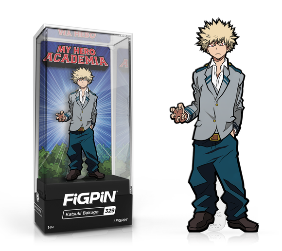 FiGPiN: My Hero Academia - Katsuki Bakugo #329 - Bards & Cards