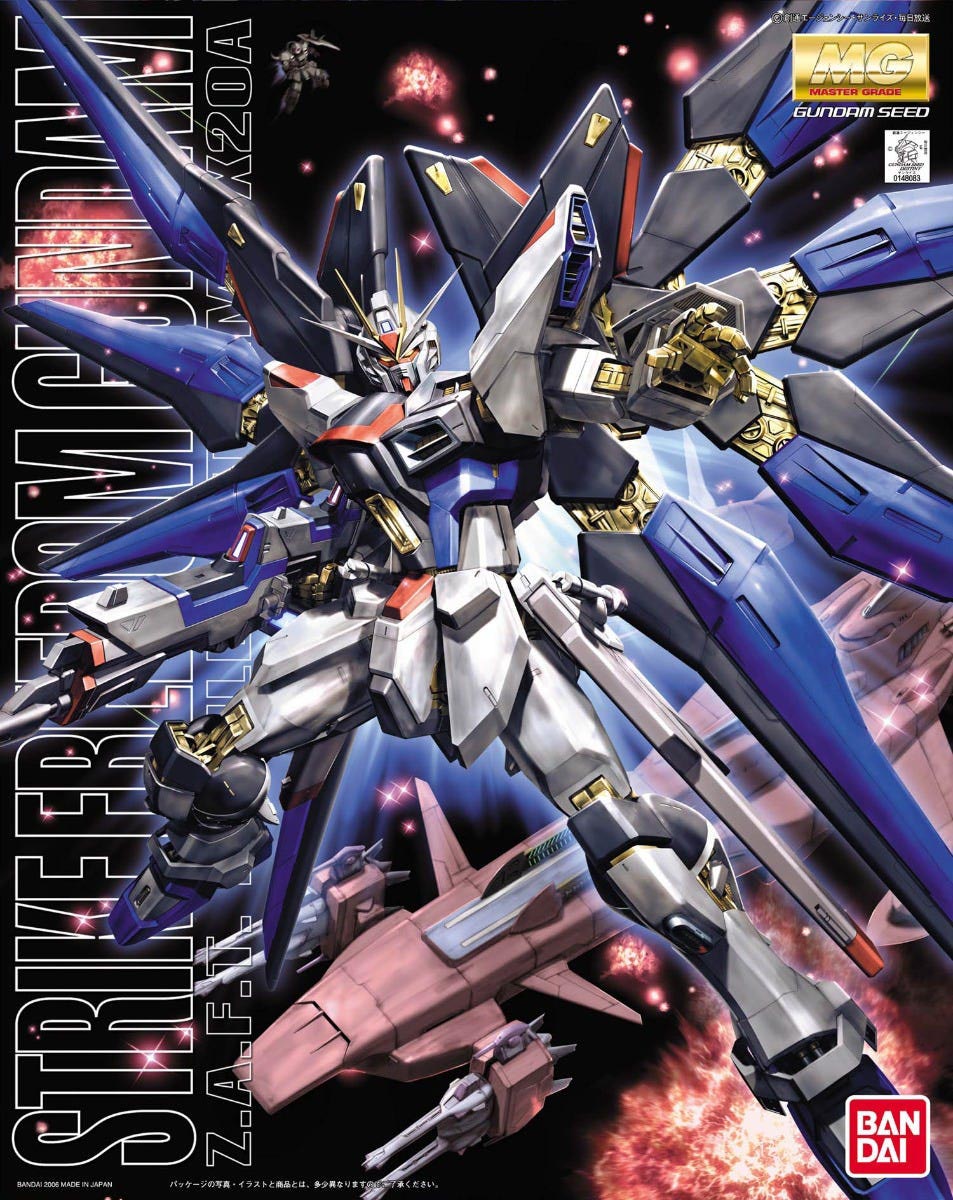 Bandai MG 1/100 Strike Freedom Gundam 'Gundam SEED Destiny' Model Kit