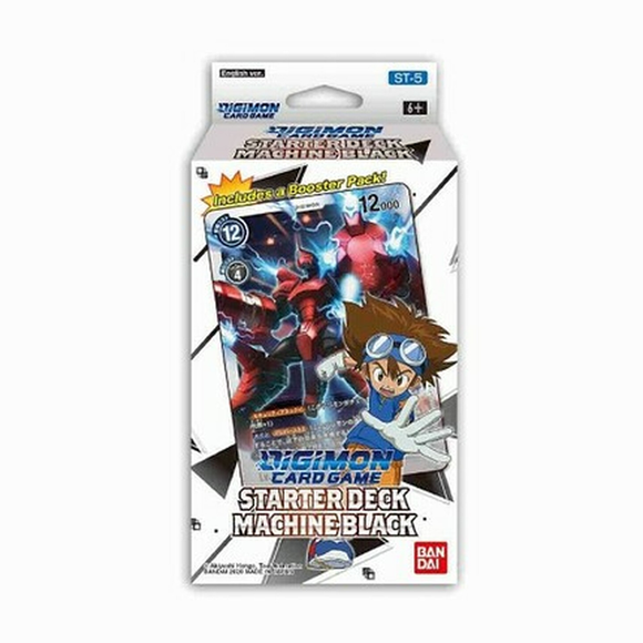 Digimon Trading Card Game: Starter Deck Display - Machine Black - Bards & Cards
