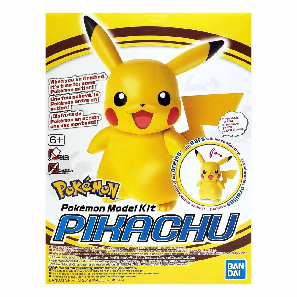 Bandai Spirits: Pokemon - Pikachu Model Kit - Bards & Cards