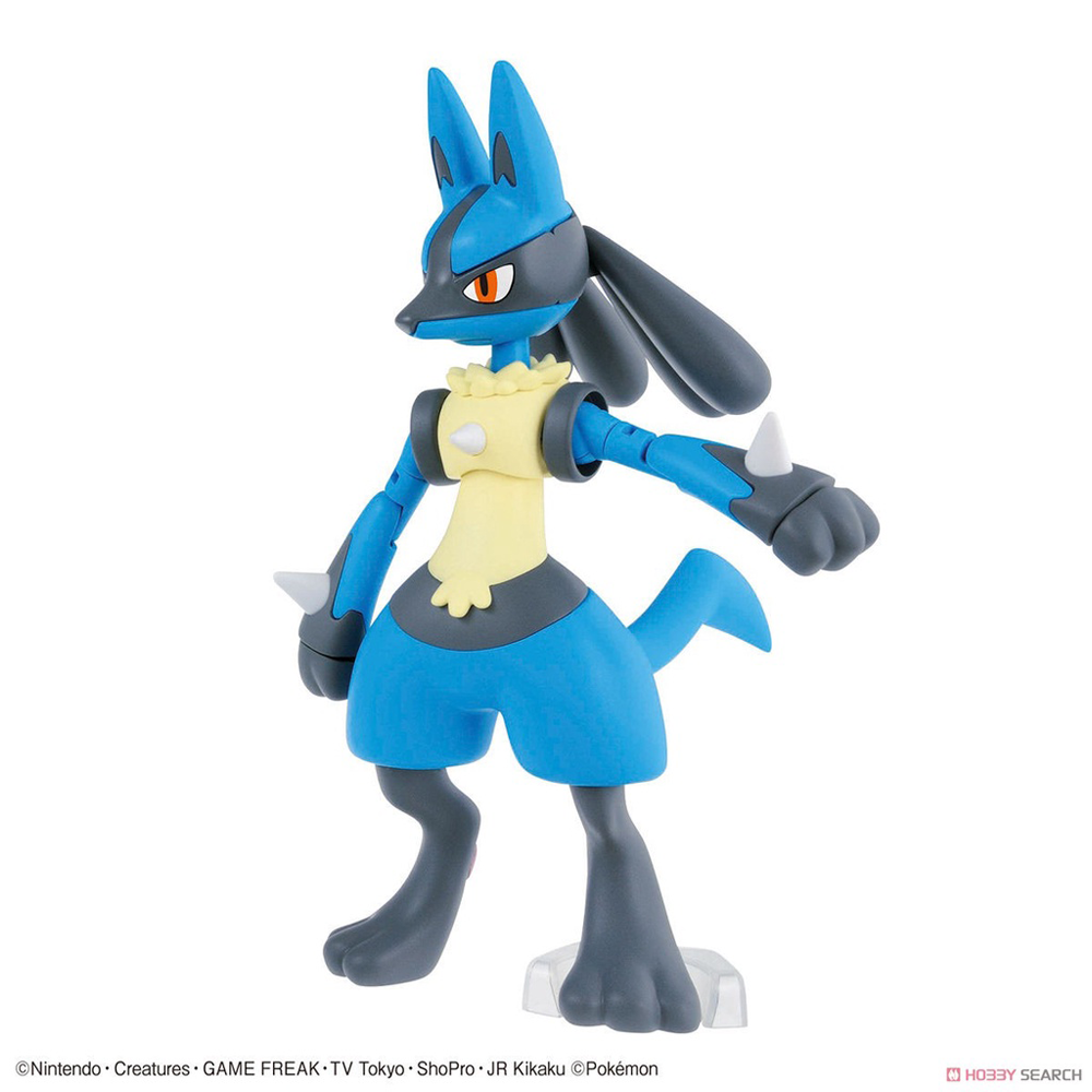 Bandai Spirits: Pokemon - Riolu & Lucario Model Kit Set - Bards & Cards