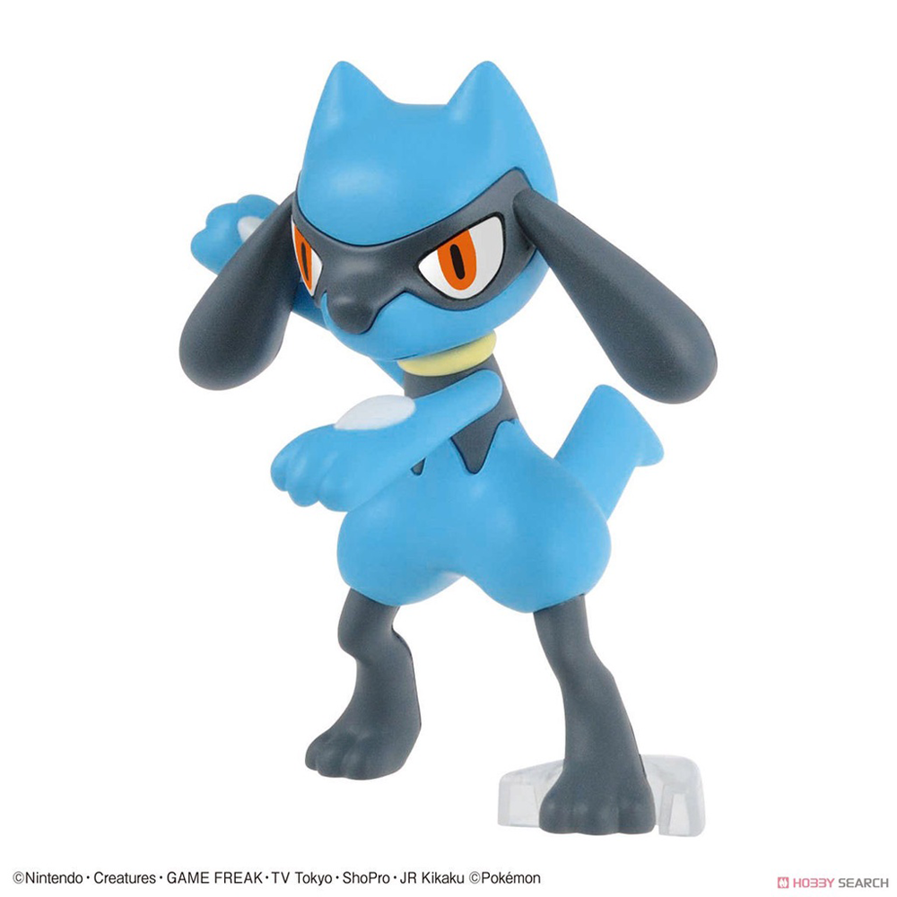 Bandai Spirits: Pokemon - Riolu & Lucario Model Kit Set - Bards & Cards
