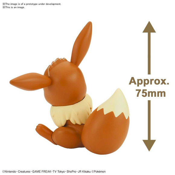 Bandai Spirits: Pokemon - 04 Eevee Model Kit Quick!! - Bards & Cards