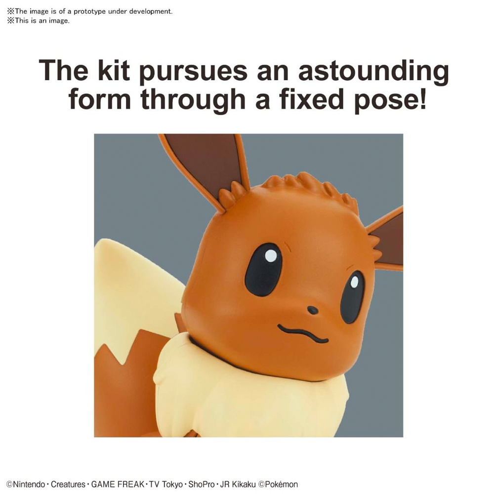 Bandai Spirits: Pokemon - 04 Eevee Model Kit Quick!! - Bards & Cards