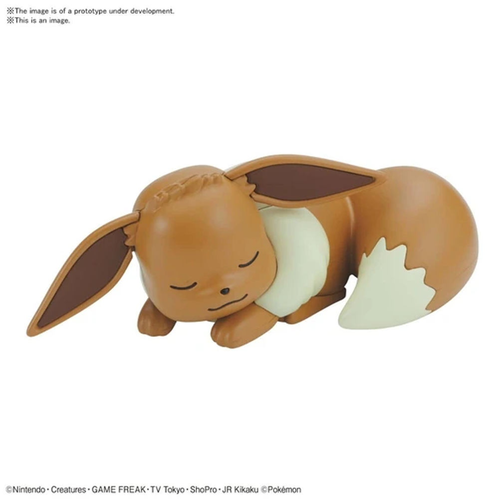 Bandai Spirits: Pokemon - 07 Eevee (Sleeping Pose) Model Kit Quick!! - Bards & Cards