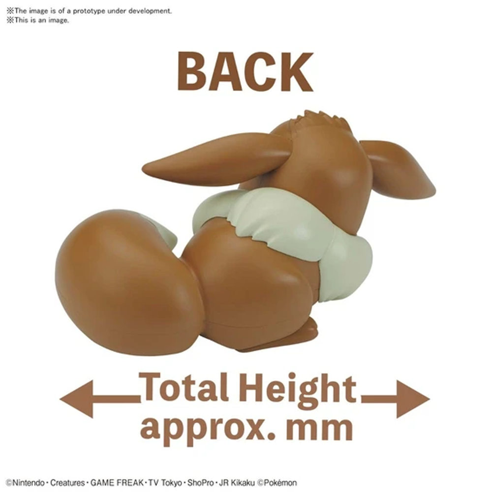 Bandai Spirits: Pokemon - 07 Eevee (Sleeping Pose) Model Kit Quick!! - Bards & Cards