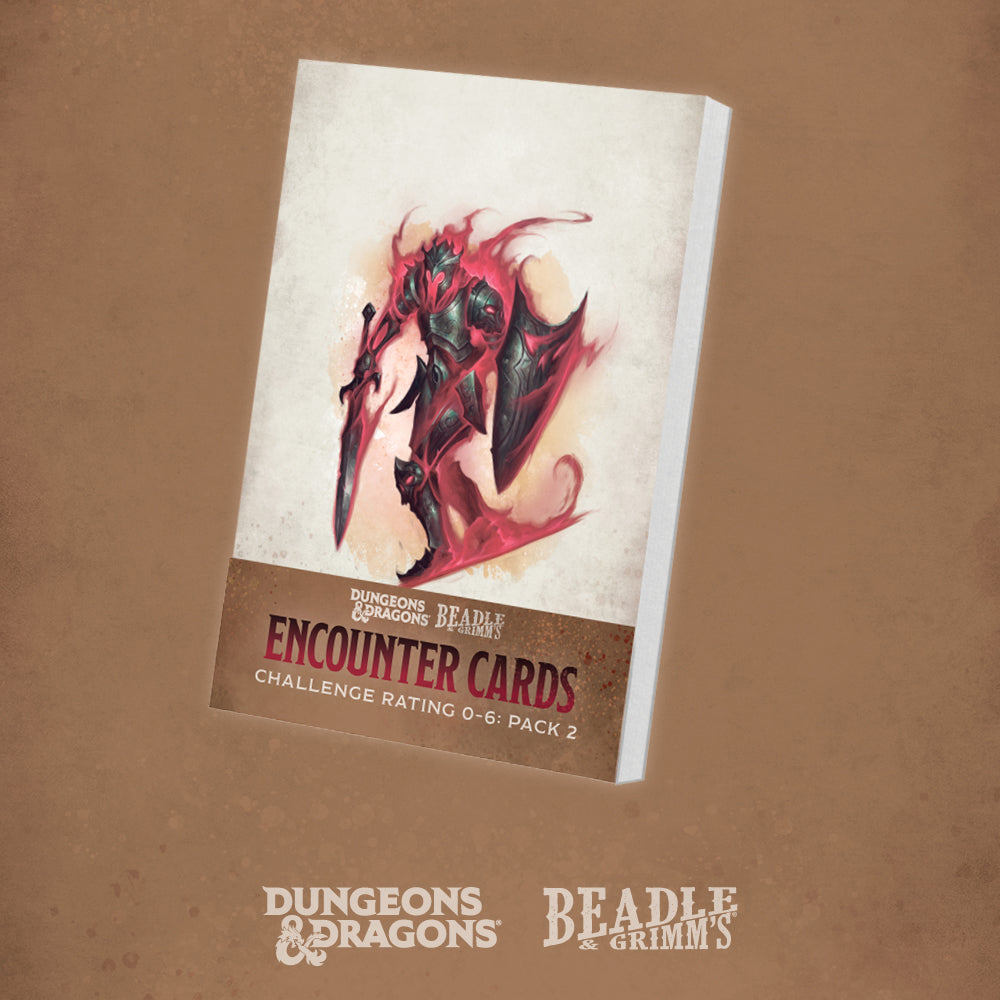 Encounter Cards (D&D) - Challenge Rating 0-6 PACK 2 - Bards & Cards