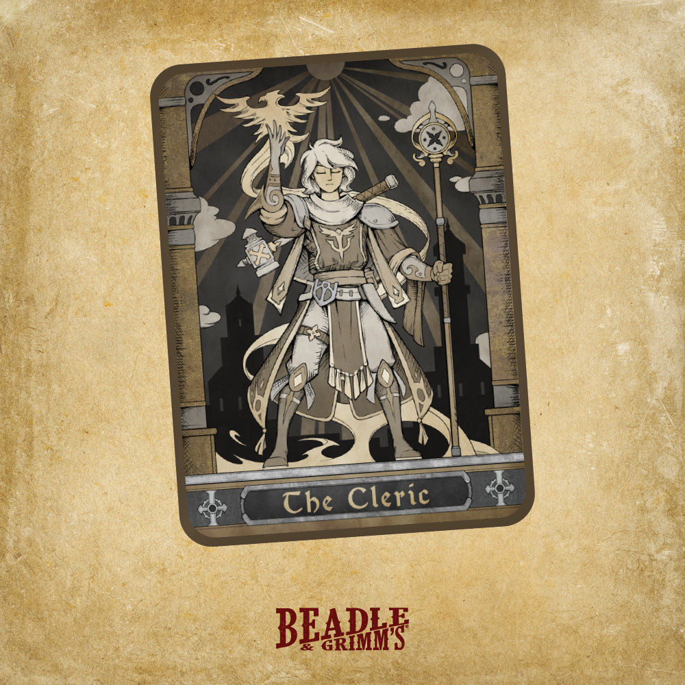 Epic Character Class Dice Set: The Cleric - Bards & Cards