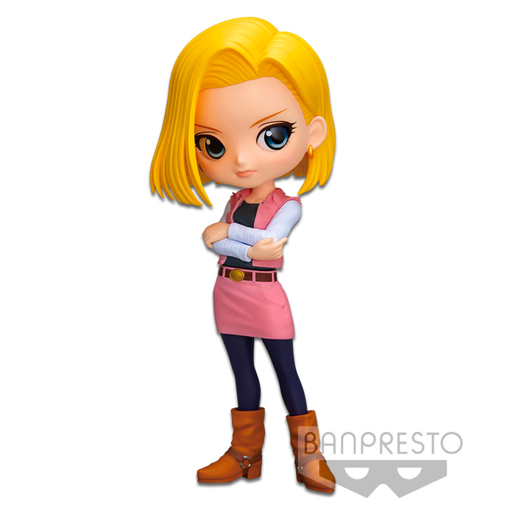 Banpresto Q Posket: Dragon Ball Z- Android 18 (Ver. B) - Bards & Cards