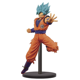 Banpresto: Dragon Ball Super CHOSENSHIRETSUDEN Vol. 4 - Super Saiyan God Super Saiyan Son Goku Figure - Bards & Cards