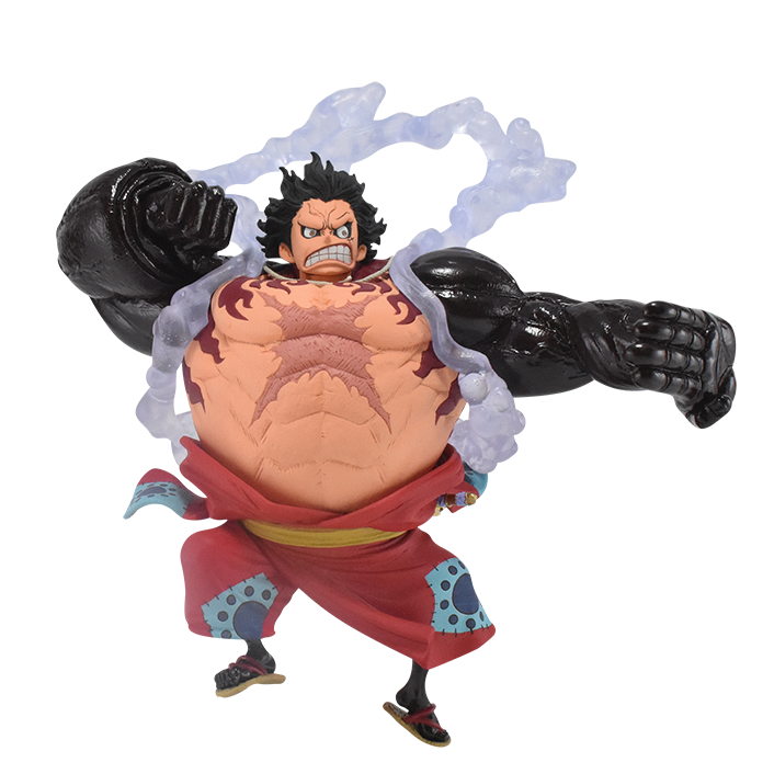 Banpresto King of Artist: One Piece - Monkey D. Luffy Gear Fourth (Wanokuni) - Bards & Cards