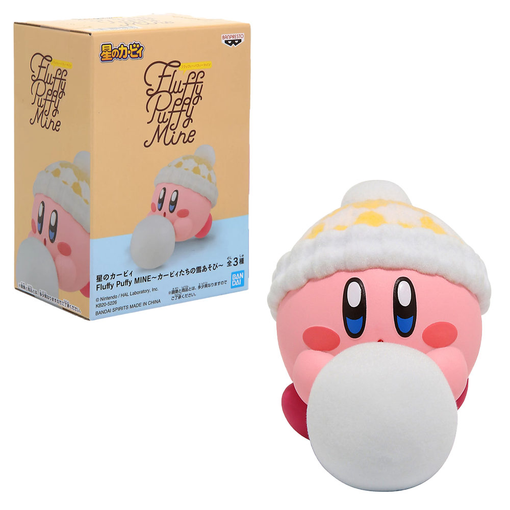 Banpresto: Kirby Fluffy Puffy Mine ~ Play in the Snow ~ (A: Kirby) - Bards & Cards