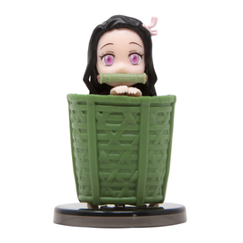 Banpresto: Demon Slayer: Kimetsu no Yaiba: Nezuko Kamado Collection II - Nezuko in Basket (A) World Collectable Figure - Bards & Cards