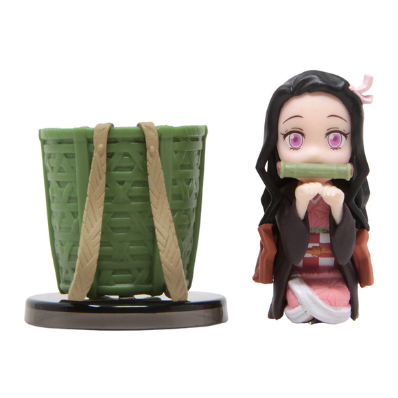 Banpresto: Demon Slayer: Kimetsu no Yaiba: Nezuko Kamado Collection II - Nezuko in Basket (A) World Collectable Figure - Bards & Cards