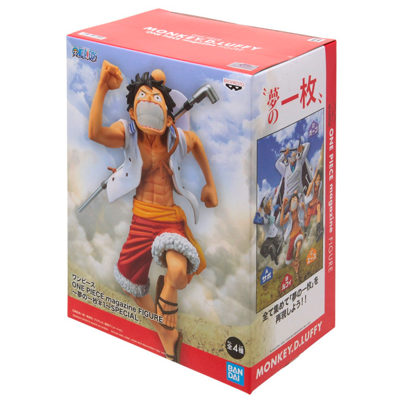 Banpresto: One Piece Magazine A Piece of Dream No. 1 - Monkey D. Luffy Special Figure - Bards & Cards