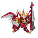 Banpresto: Gundam - Red Lander SD Gundam Figure - Bards & Cards