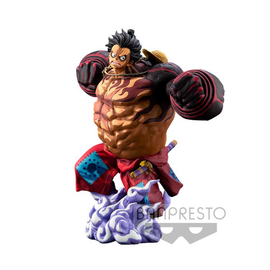 Banpresto Super Master Stars Piece: One Piece - World Figure Colosseum 3 Monkey D. Luffy Gear 4 [Two Dimensions] - Bards & Cards