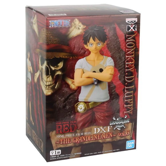 Banpresto: One Piece Film: Red - DXF ~The Grandline Men~ Wanokuni Vol. 6 Monkey D. Luffy - Bards & Cards