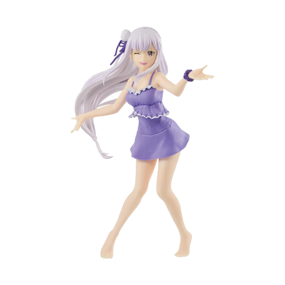 Banpresto: Re:Zero Starting Life in Another World - Emilia EXQ Figure - Bards & Cards