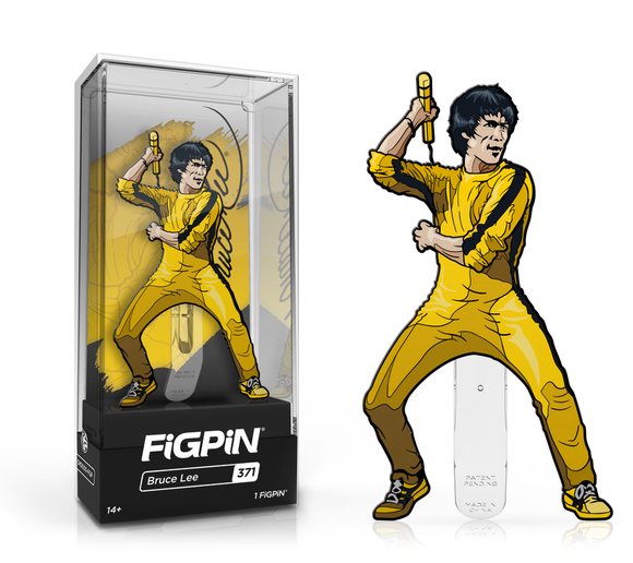 FiGPiN: Bruce Lee (Yellow Suit) #371 - Bards & Cards